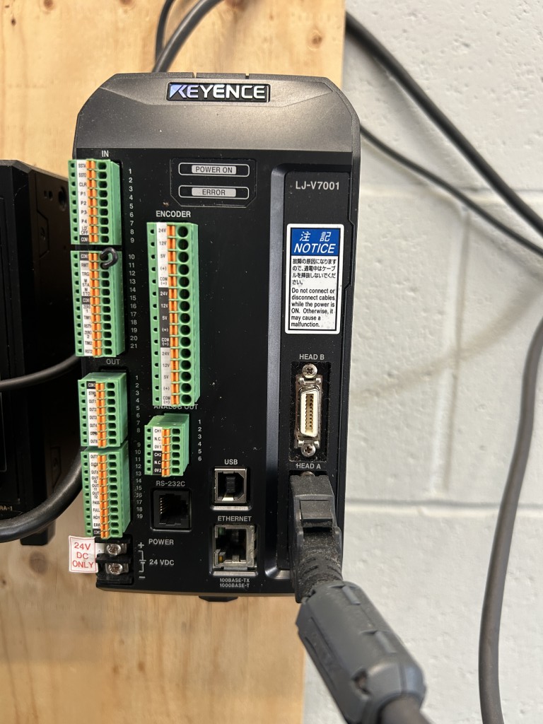 Keyence LJ-V7001 Laser Profiler – 3 Keyence LJ-V7001 Laser Profiler - 3